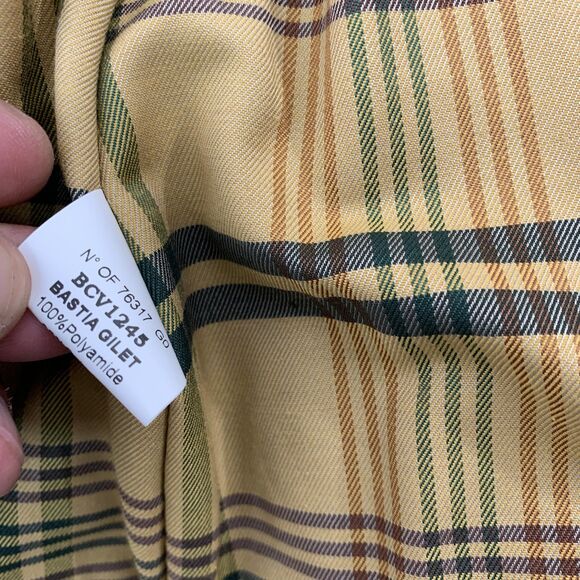 Le Chameau Jacket Womens Medium Beige Quilted Lined Zip Pockets Bastia BCV1425 - Picture 14 of 16